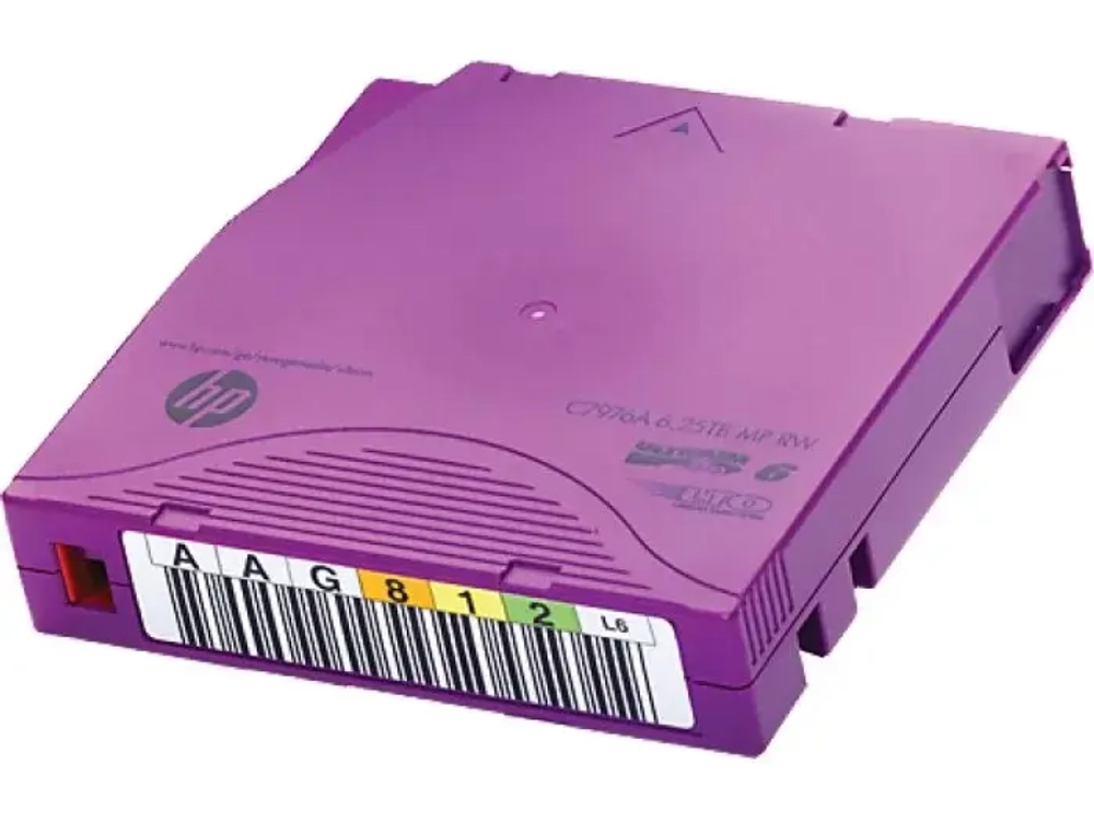 Картридж HPE Ultrium LTO6 6.25TB (C7976AN)