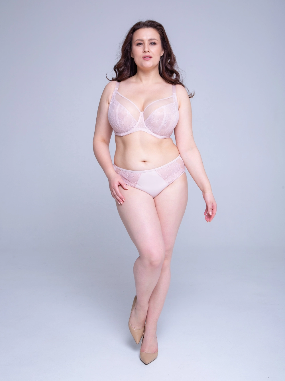 Бюстгальтер БельеСфера Ксения минимайзер, мягкая чаша (розовый)