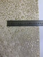 Костюмная жаккард, крем люрекс золото FC#104
