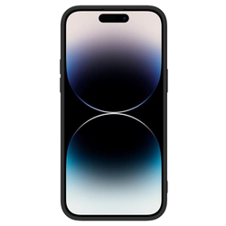 Твердый чехол с мягким шелковистым покрытием от Nillkin для iPhone 14 Pro, серия CamShield Silky Silicone Case с защитной шторкой для камеры