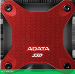 Внешний накопитель A-Data SD620 2TB красный (SD620-2TCRD)