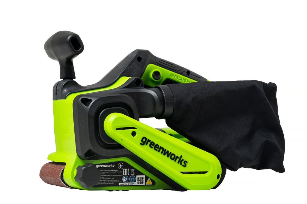 Аккумуляторная ленточная шлифовальная машина Greenworks G24BS,3100607, 24v, без АКБ и ЗУ