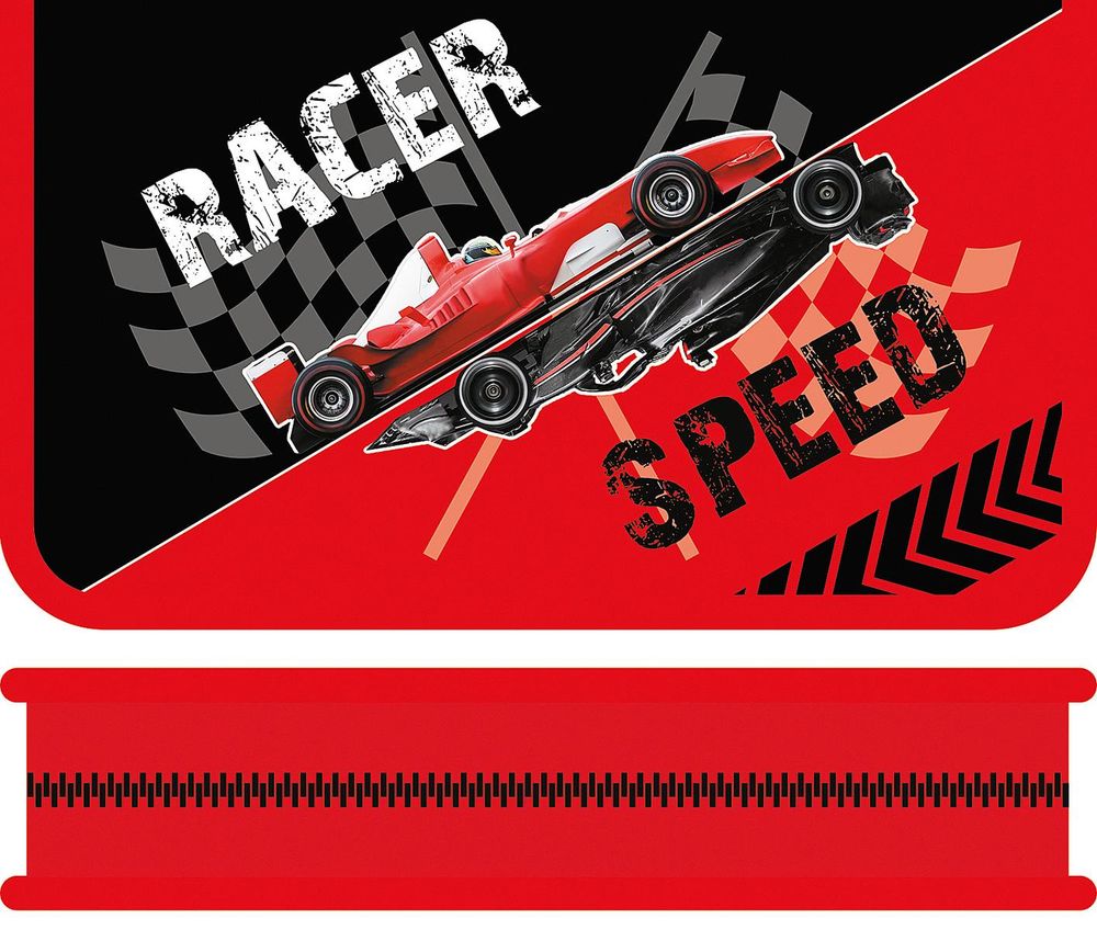 Пенал односекционный большой с откидной планкой 190/115 "Racer" (Пчёлка) Пенал односекционный большой с откидной планкой 190/115 "Racer" (Пчёлка)