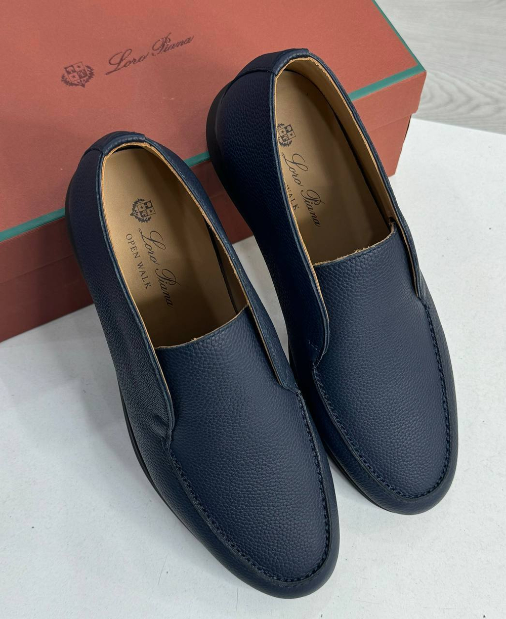 Лоферы Loro Piana с меховой стелькой
