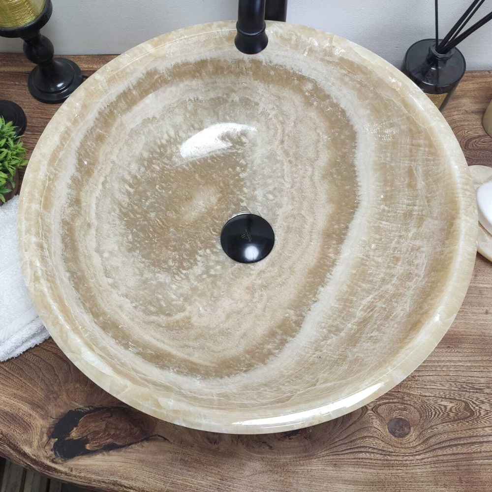 Раковина из оникса Bowl Sunset TinLip BO-60824 45*45*15