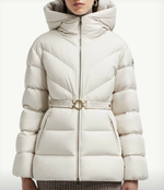 Укороченная утеплённая куртка Brosse с капюшоном и пухом от Moncler