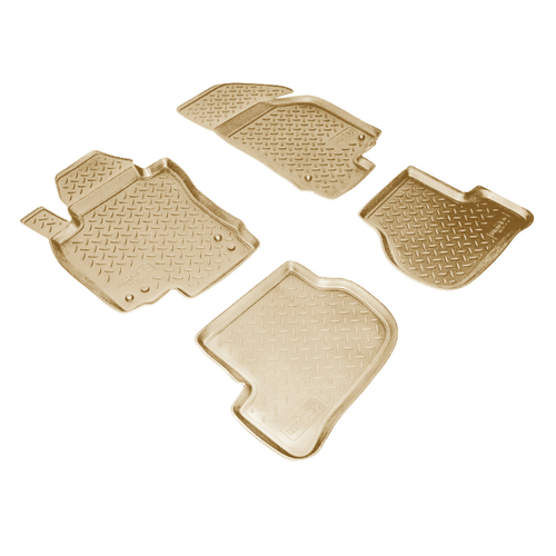 Ковры в салон Norplast/Unidec для Volkswagen Golf VI (2009-2013)Полиуретан,Бежевый, арт.NPL-Po-95-16-B
