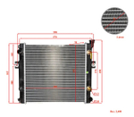 Радиатор Toyota 6-7-8FG/FD10-18 4Y/5K/1DZ/1DZ-II 164302333071
