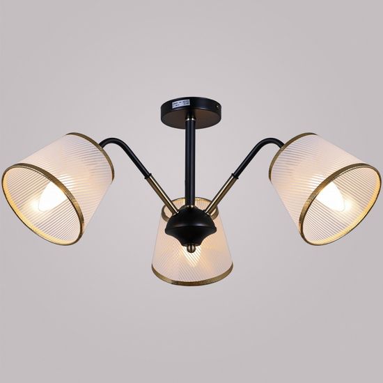 Люстра потолочная ILLUMICO E14 IL0344-3CSQ-79 BK AB