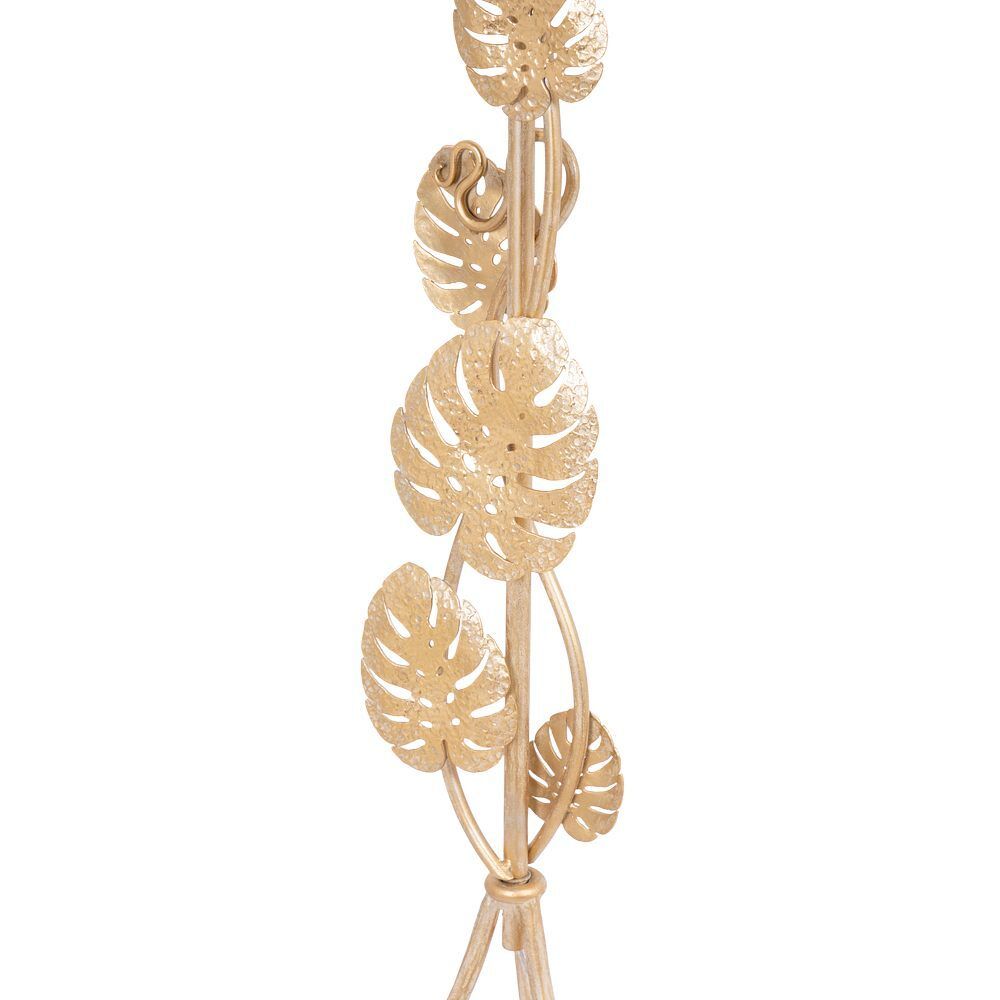 Светильник напольный торшер Monstera Deliciosa (Монстера) с абажуром Сити-2 Черный