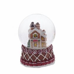 GAEM Фигурка декор в стекл шаре "Пряник", D 4.5 см, L4,5 W4,5 H7 см, 4в.