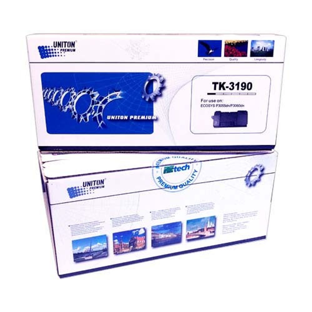 Тонер-картридж UNITON, аналог KYOCERA TK-3190 для P3055DN/P3060DN (ED-40, TOMOEGAWA)
