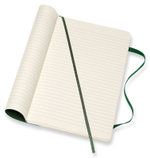 Блокнот Moleskine Classic Soft (QP616K15) Large 130х210мм 192стр. линейка мягкая обложка зеленый