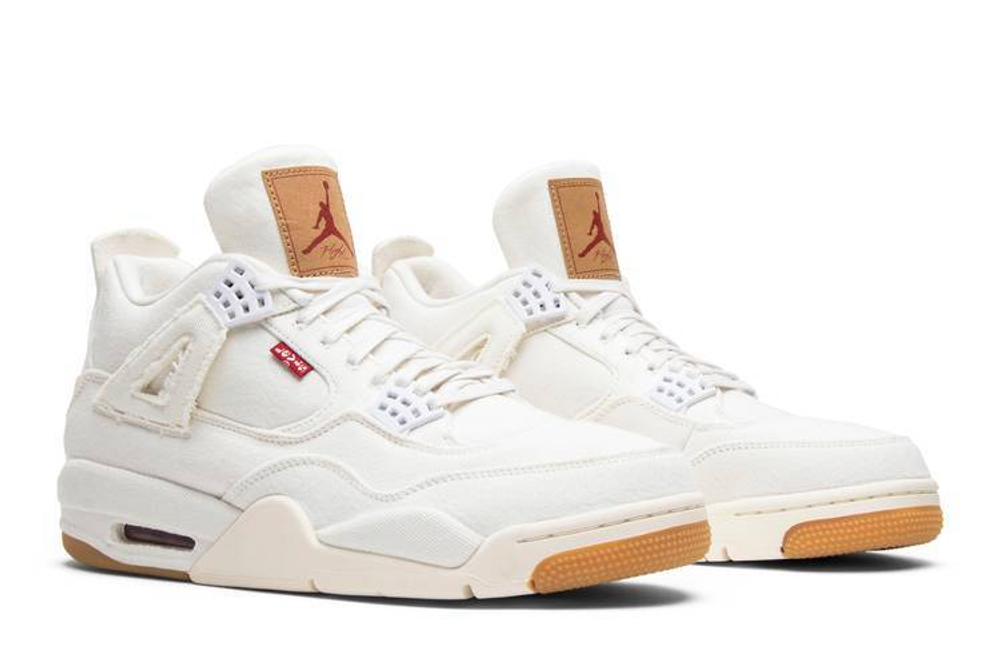 Кроссовки Jordan Air Jordan 4 Levis White (Levis Tag)