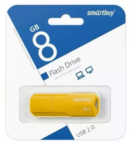 8GB USB Smartbuy Clue Yellow