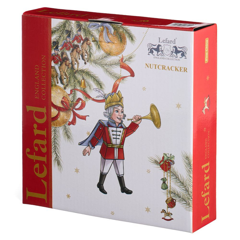 НАБОР ТАРЕЛОК ЗАКУСОЧНЫХ LEFARD "ЩЕЛКУНЧИК" 4 ШТ. 20,5 СМ (КОР=6НАБ.)