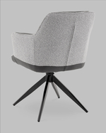 Стул обеденный Naya серый экокожа букле