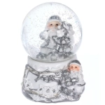 Сувенир Снежный шар «Белая сказка» 9*9*12.5 см (с музыкой и подсветкой), микс