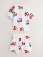 Пижама для мальчика Next AC0-930, 3 шт., Синий, Красный, Белый