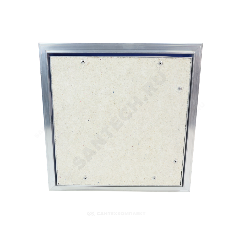 Люк под плитку нажимной алюминий 600х600 на износоустойчивой петле Evecs CERAMO COMFORT D6060
