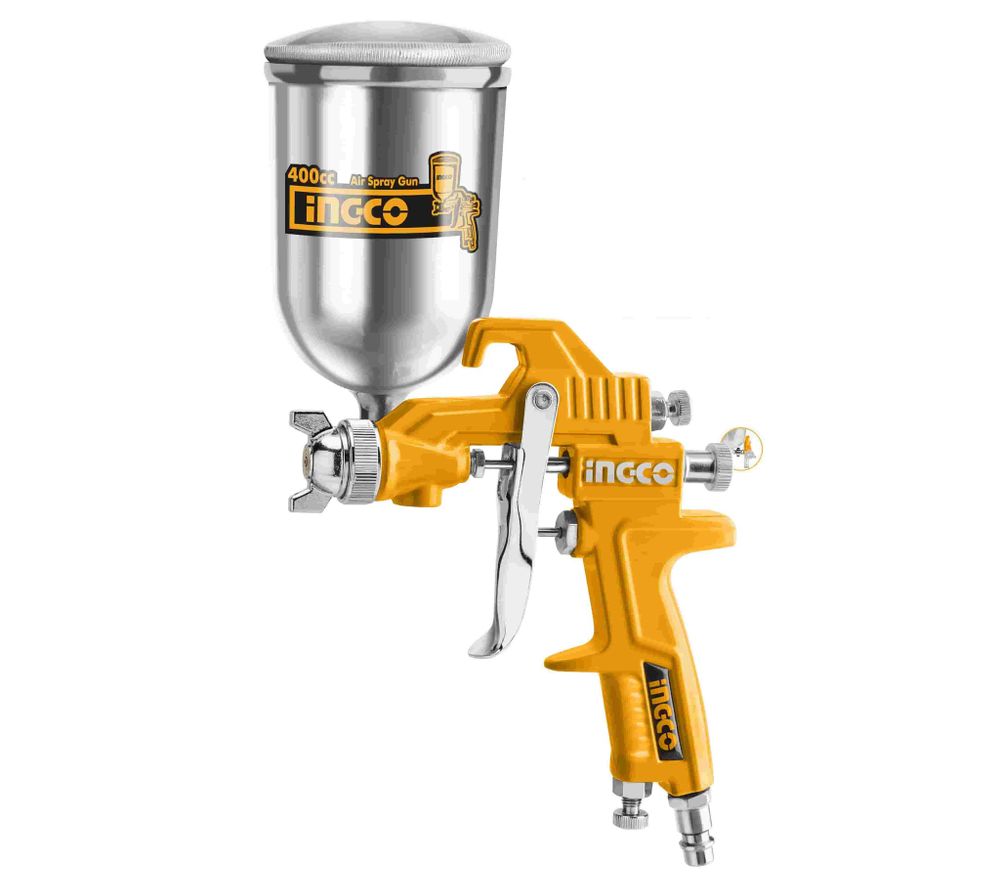 Краскопульт пневматический 400 мл. 1,5мм SUPER INGCO ASG4042