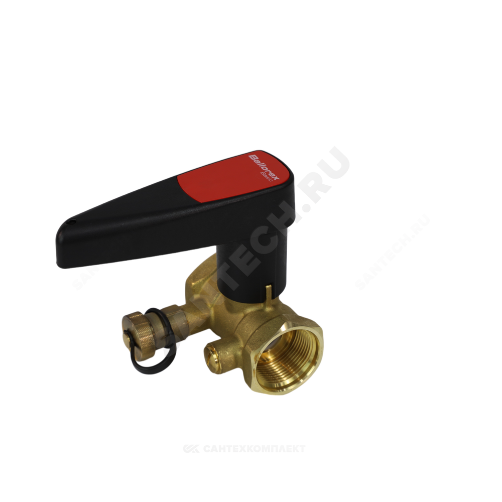 Клапан балансировочный ручной латунь Basic Ду 40 G1 1/2" Ру25 ВР Kvs=25.7м3/ч без ниппелей BROEN 47490000-001003