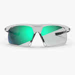 Спортивные очки c диоптриями Scicon Aerobeam Titanium Sunglasses White Matt Photochromic Multi Mirror Green