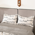 Комплект постельного белья Сатин с Одеялом 100% хлопок 160x80 на резинке OBR174