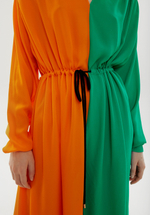 Платье, разноцветный