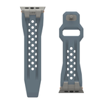 Ремешок из фторэластомера UAG Monarch для Apple Watch 44, 45, 46 мм и Ultra 2–3 Перфорированный ремешок с застёжкой pin-and-tuck из нержавеющей стали. На запястье обхватом 160–195 мм