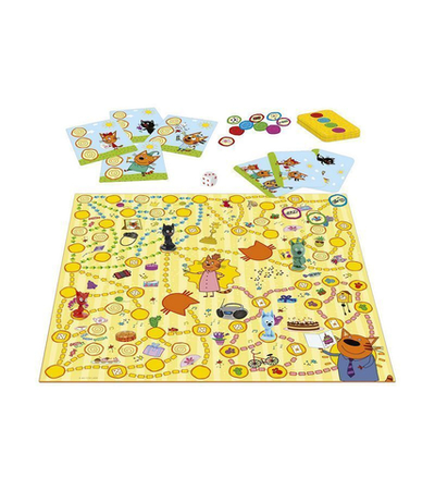 Настольная игра ZVEZDA Три кота. День Рождения Папы