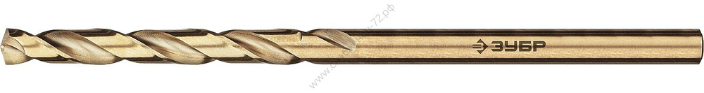 ЗУБР КОБАЛЬТ 2.0х49мм, Сверло по металлу, сталь Р6М5К5, класс А