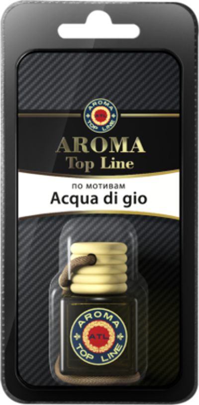 Aroma Top Line Ароматизатор в стеклянном флаконе Aqua di gio