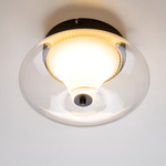 612017 Люстра PALERMO 8W LED 350LM G ЧЕРНЫЙ/ПРОЗРАЧНЫЙ 3000K