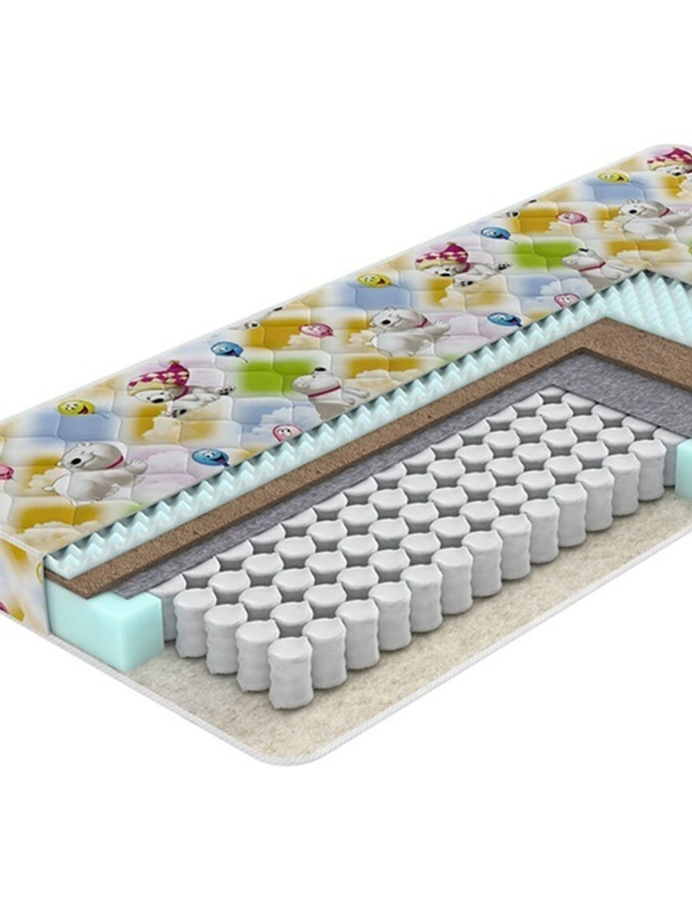 Матрас пружинный "Совенок" Print 180*80 см, (Независимые пружины)