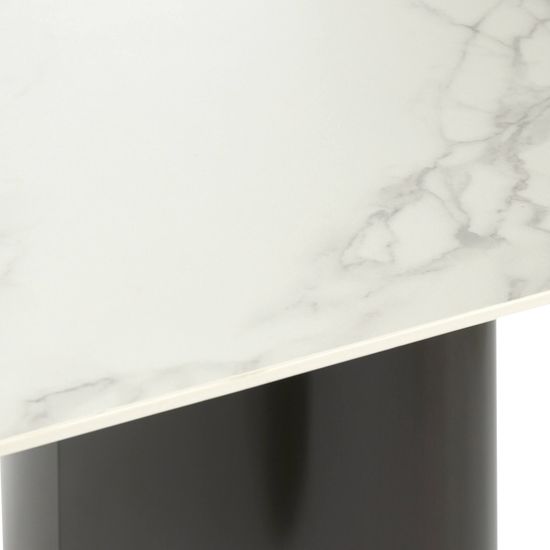 Обеденный стол Arrell 200х100 стальные ножки и керамическая столешница