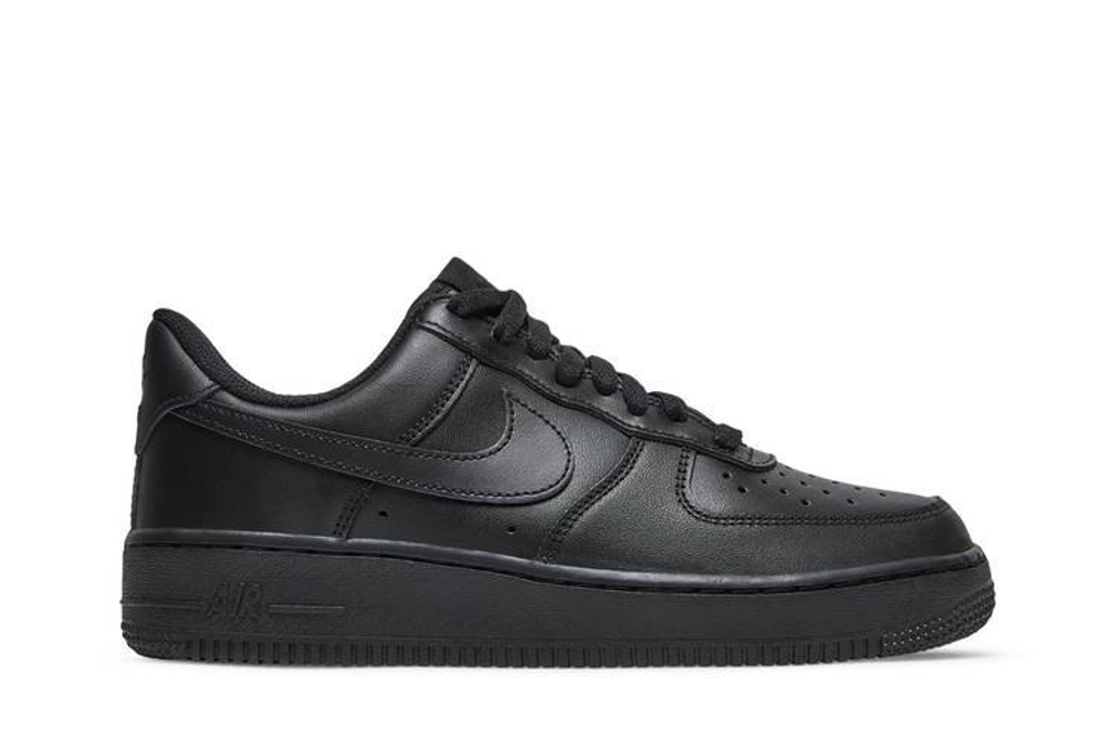 Кроссовки Nike Air Force 1 Low Triple Black (Женская размерная сетка)