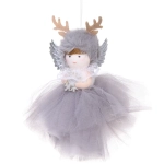 Подвеска «Фея из сказки» 14 см, графит