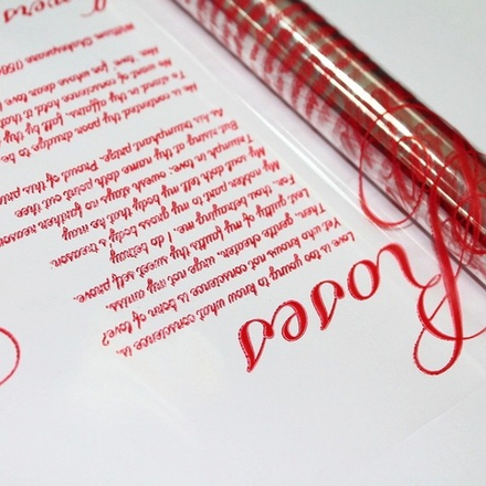 Пленка прозрачная "Стихи" (10м)