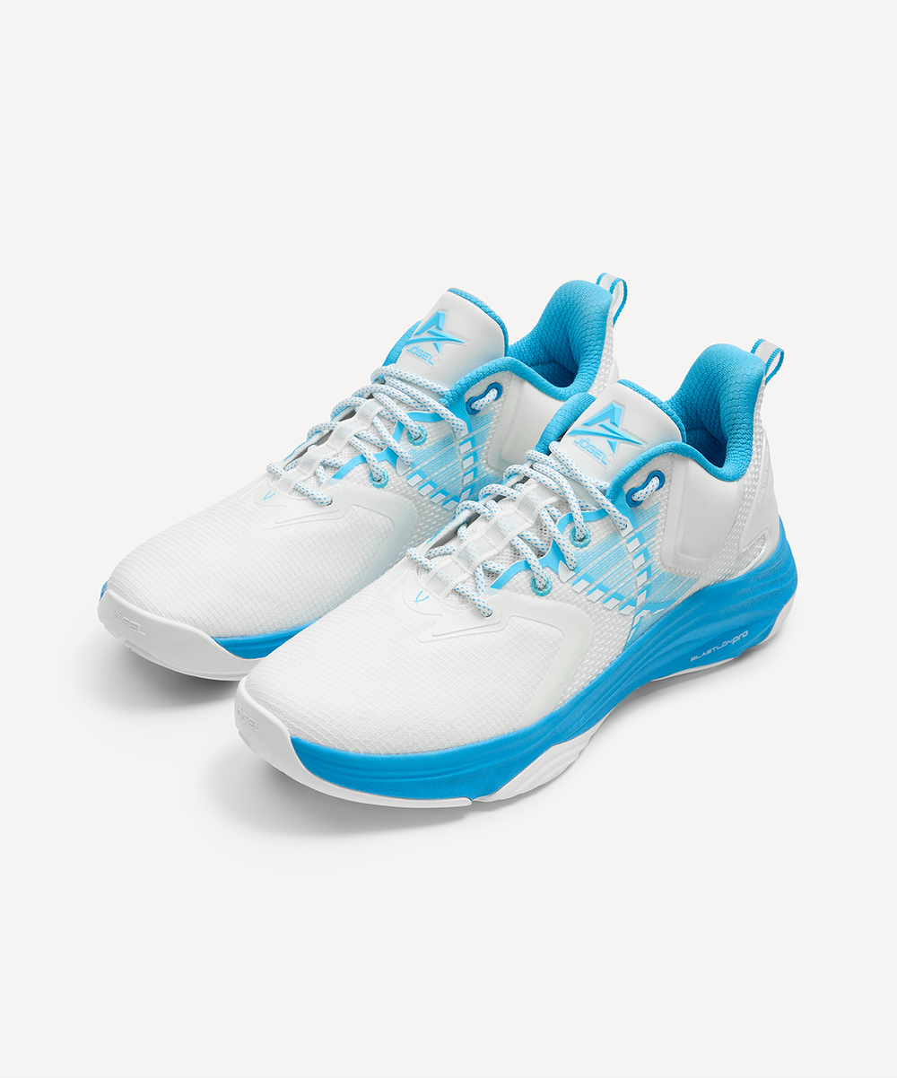 Кроссовки баскетбольные JÖGEL A1, белый/голубой