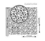 Портьерная ткань El classico арт. Classico 27034 col. 8317 (высота 300 см, Турция)