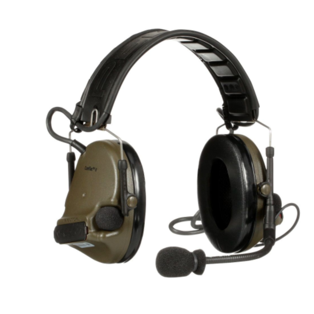 Наушники активные 3M ComTac V Hearing Headset, GREEN, Peltor