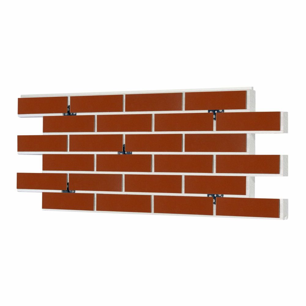 Клинкерная термопанель ППС Керамин Амстердам 2 Терракота 1020х455 мм