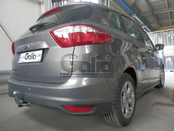 Фаркоп оцинкованный Galia F091C для Ford Focus хетчбек 2004-2011, 2011-, Ford C-MAX 2003-2011, 2011-(паспорт и сертификат в комплекте)(без электрики)