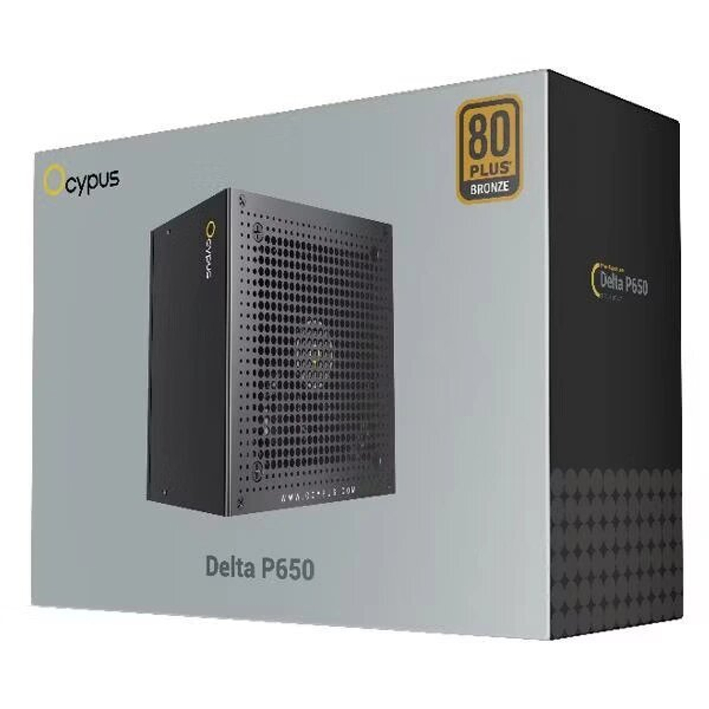 Блок питания Ocypus Delta P650 [Delta-P650-B1FDBK024X-EU] Чёрный