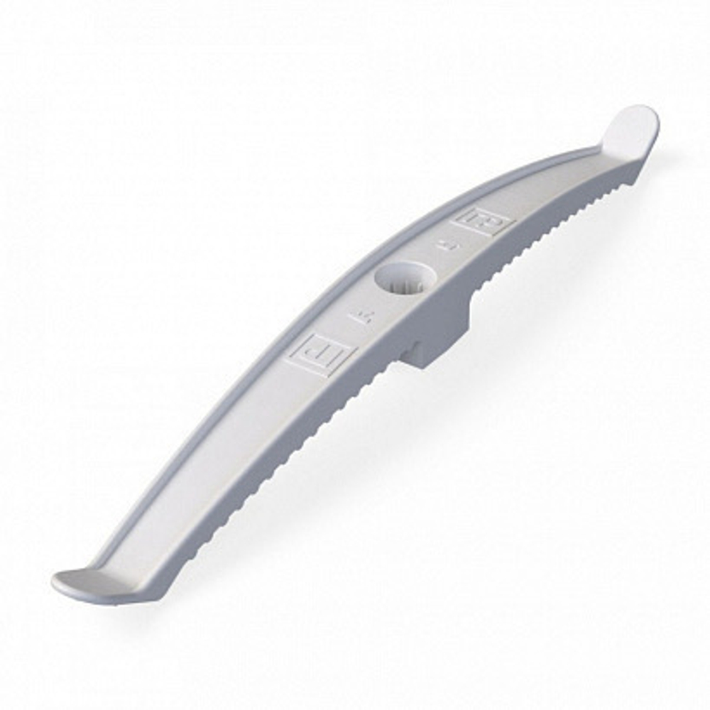 Держатель кабеля двусторонний для прямого монтажа белый (20шт/уп) Промрукав PR13.0384