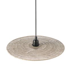 Светильник подвесной Vinger, Ø38х8 см, бежевый