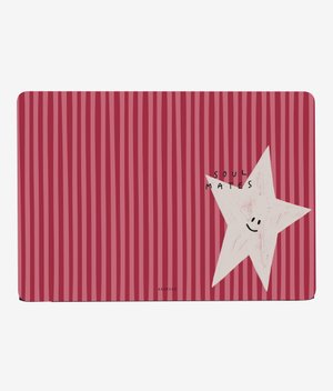 Виниловая наклейка SOULMATES (розовый) для MacBook