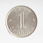 France, 1 Centime 1969 - 5th Republic, XF
