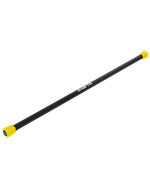 Бодибар BB-301, 2 кг, неопреновый, черный/желтый